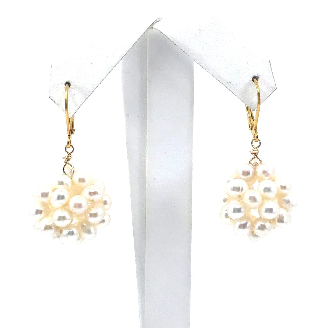 Exquisite Must-Have Surgical Steel Pearl Ball Earrings