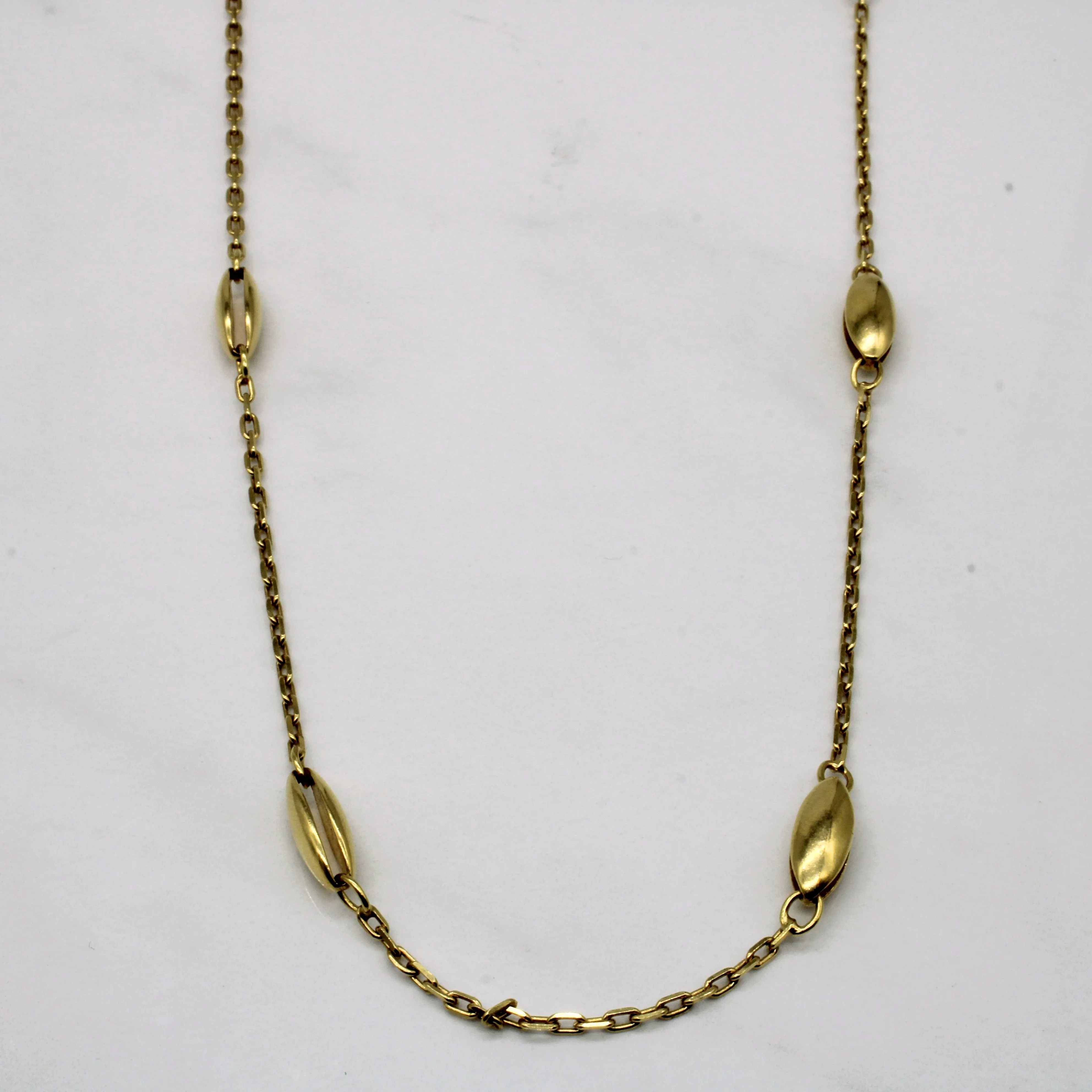 City Elegance 18k Yellow Gold Necklace | 30" |