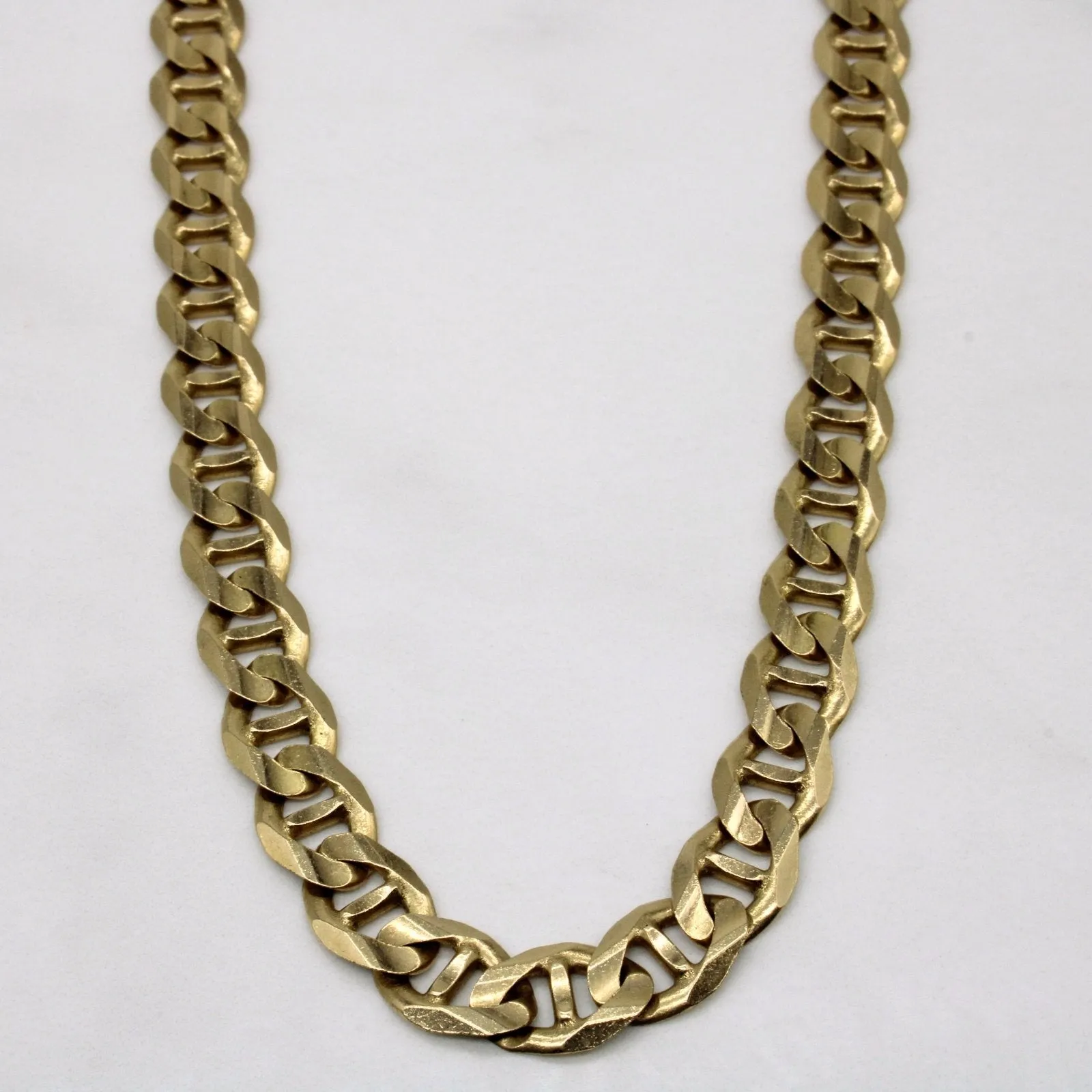 10k Yellow Gold Anchor Link Chain | 25" | Timeless Embellishments