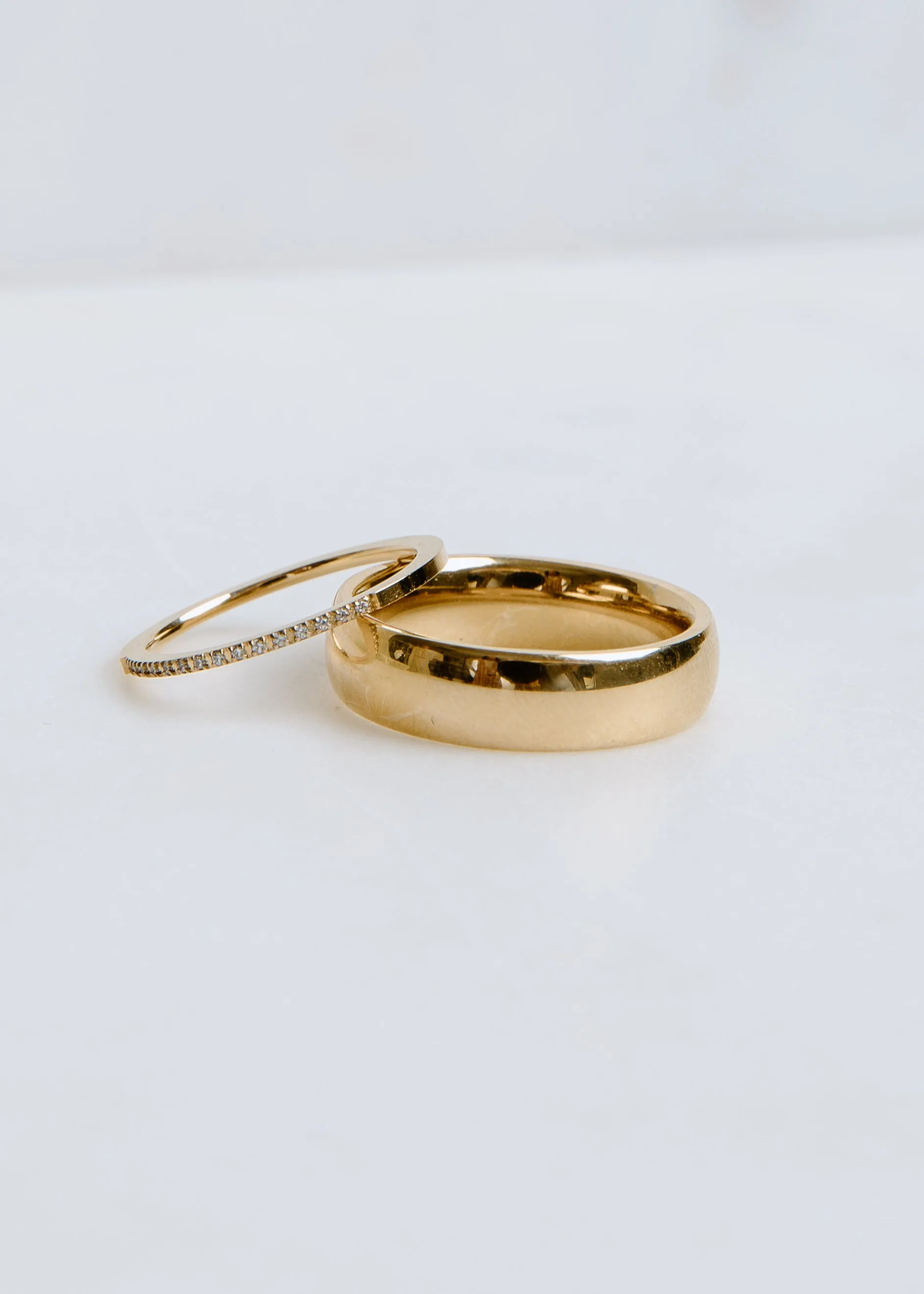 Sparkle Stacking Ring Graceful Finish