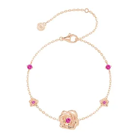 "Radiant Hope" Breast Cancer Awareness Bracelet Neutral Tone Soft Highlight