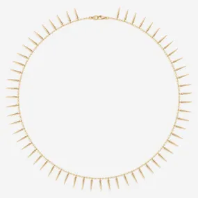 Rachel Weld 18k Yellow Gold Fringe Necklace | 16" Classic Trend