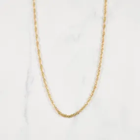 Casual Classic 14k Yellow Gold Singapore Chain | 18" |