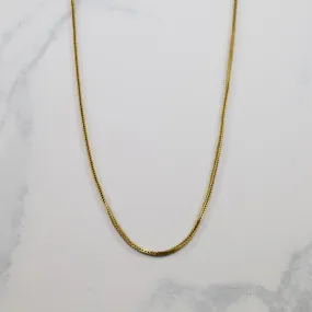 Luxury Radiance 18k Yellow Gold Foxtail Chain | 18" |