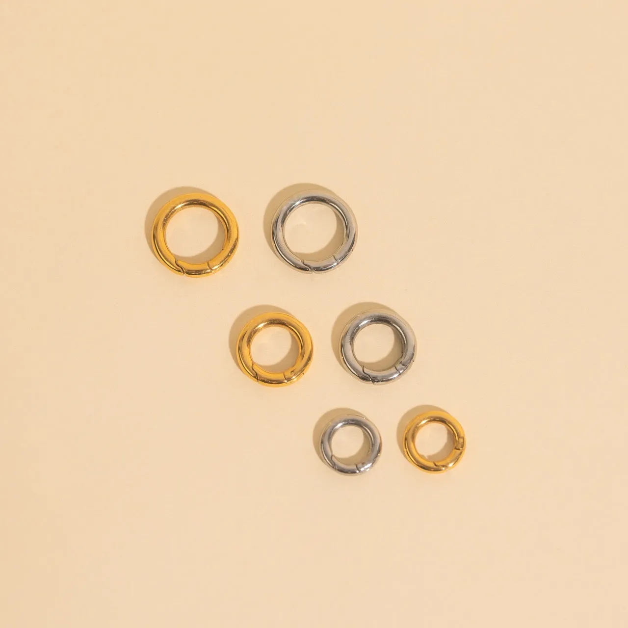 Circle Necklace Charm Clasp Affordable Gift