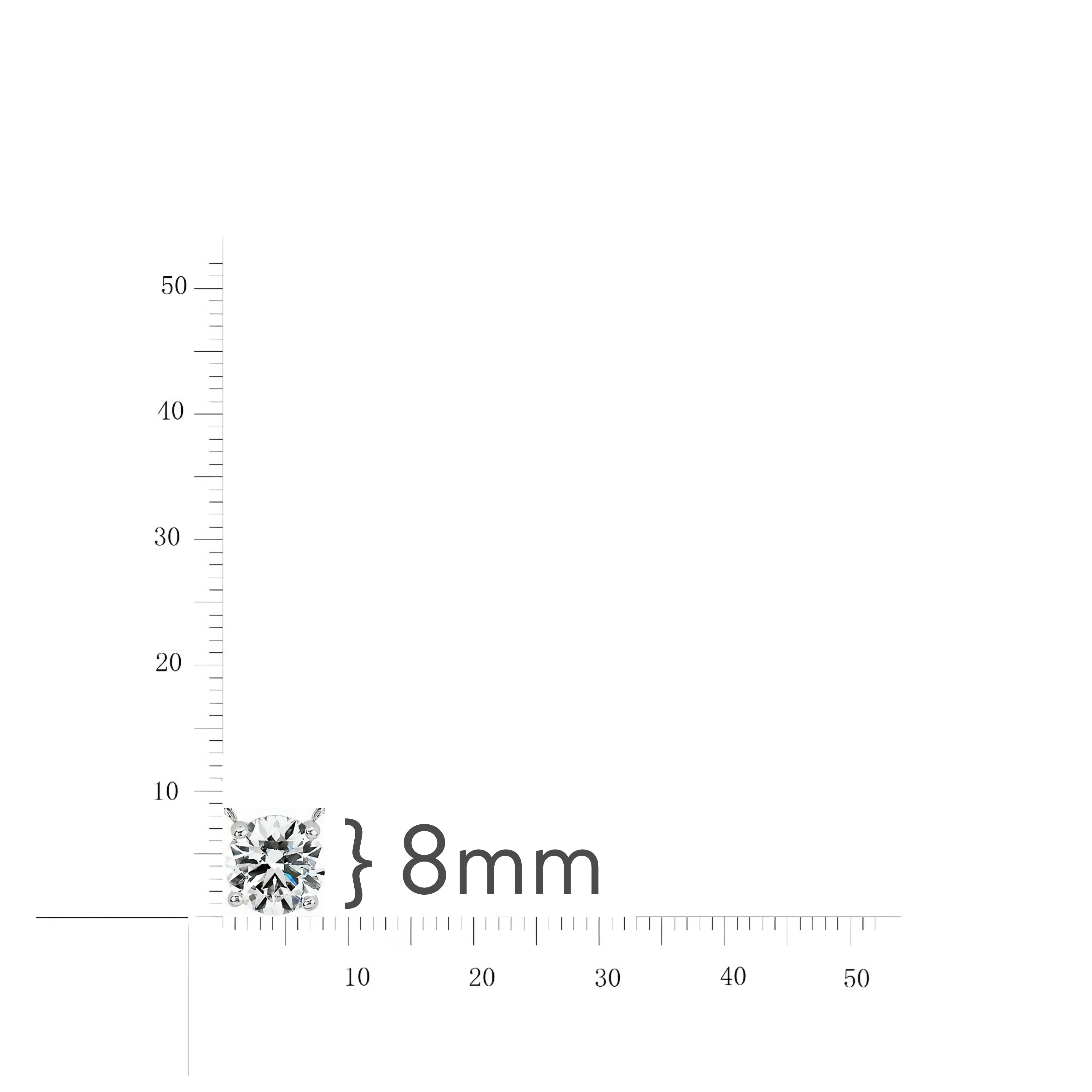 Casual Present Relaxed Fit Rhodium Plated Sterling Silver CZ Solitaire Necklace