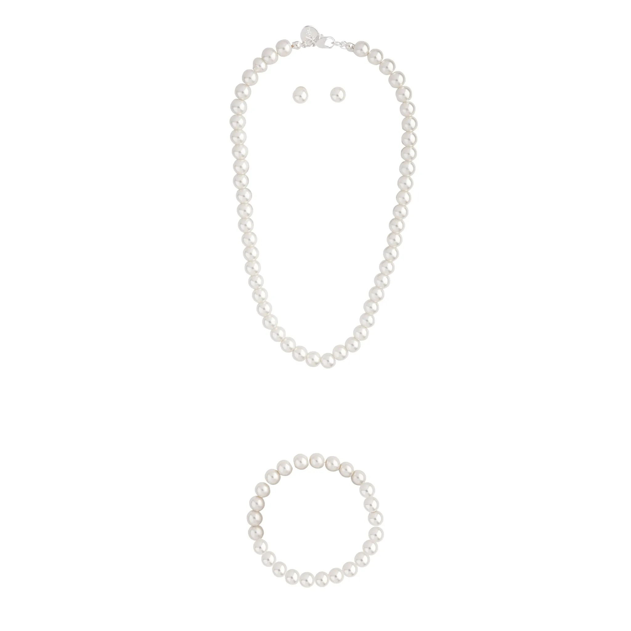 Classic Pearl Jewellery Set Eye-Catching Craft Vivid Finish