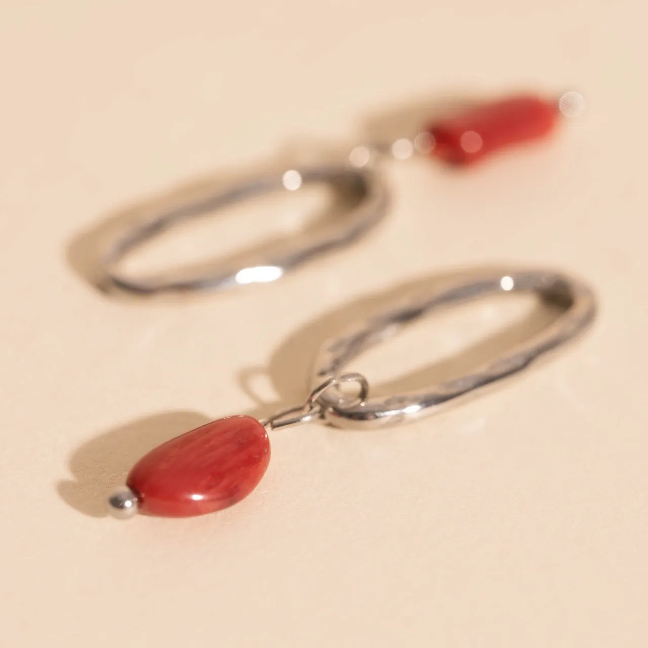 Ripple Lure Huggie Hoop Charms Embellished Item