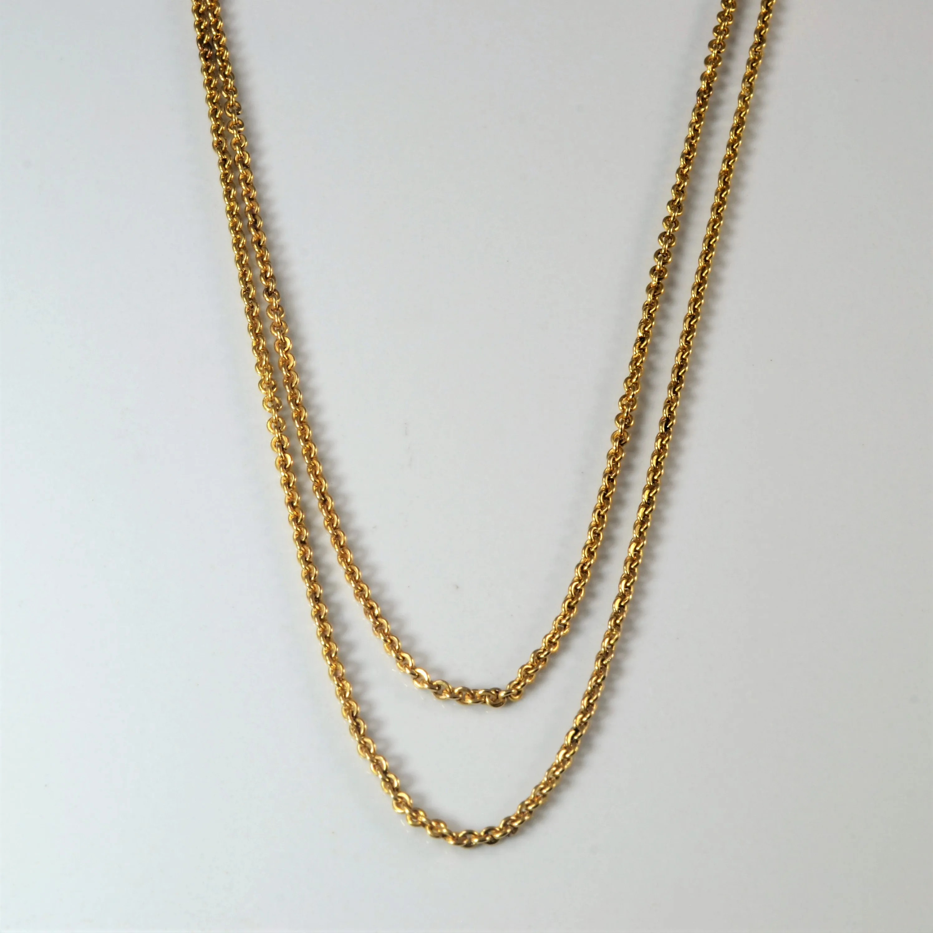 Rolo Link Double Chain with Dog Clip | 24" | Youthful Glow