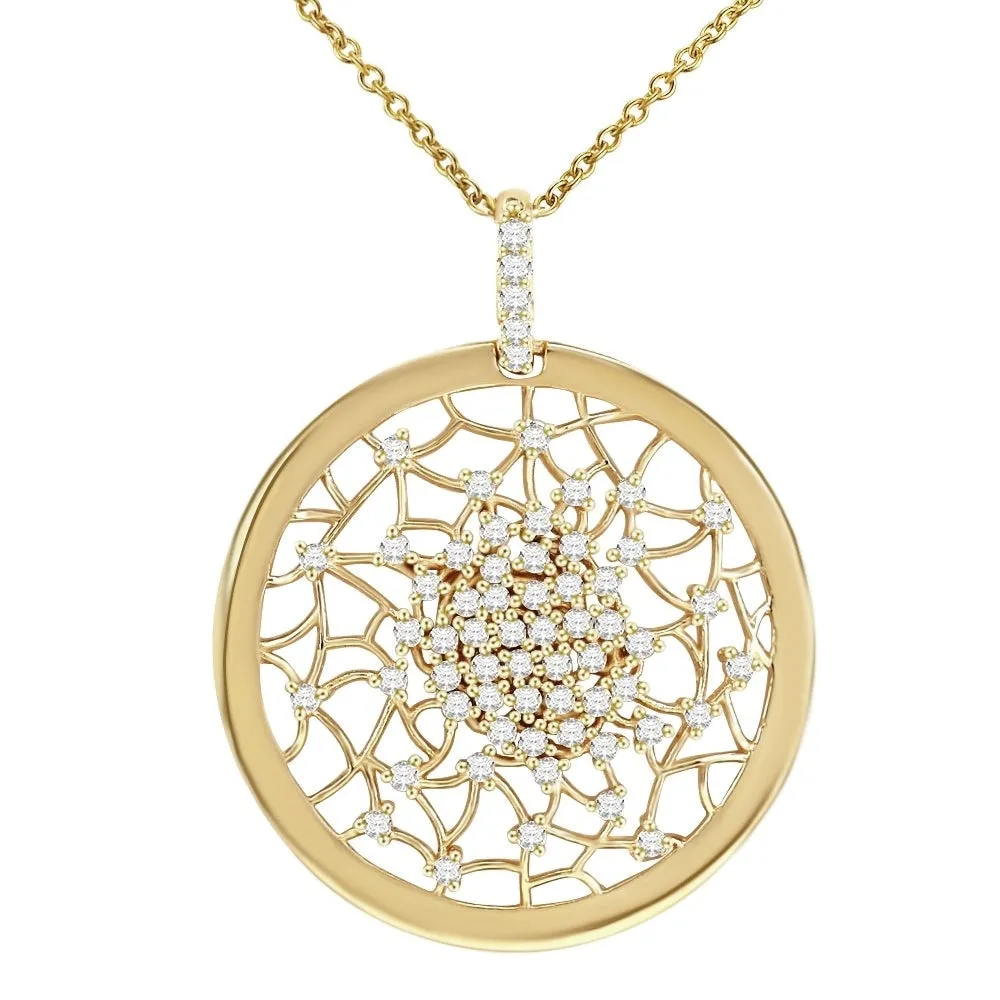 Exquisite Accessory Minimalist Style Rose Gold / Rhodium / Gold Plated Sterling Silver Sprinkled CZ Pendant Necklace