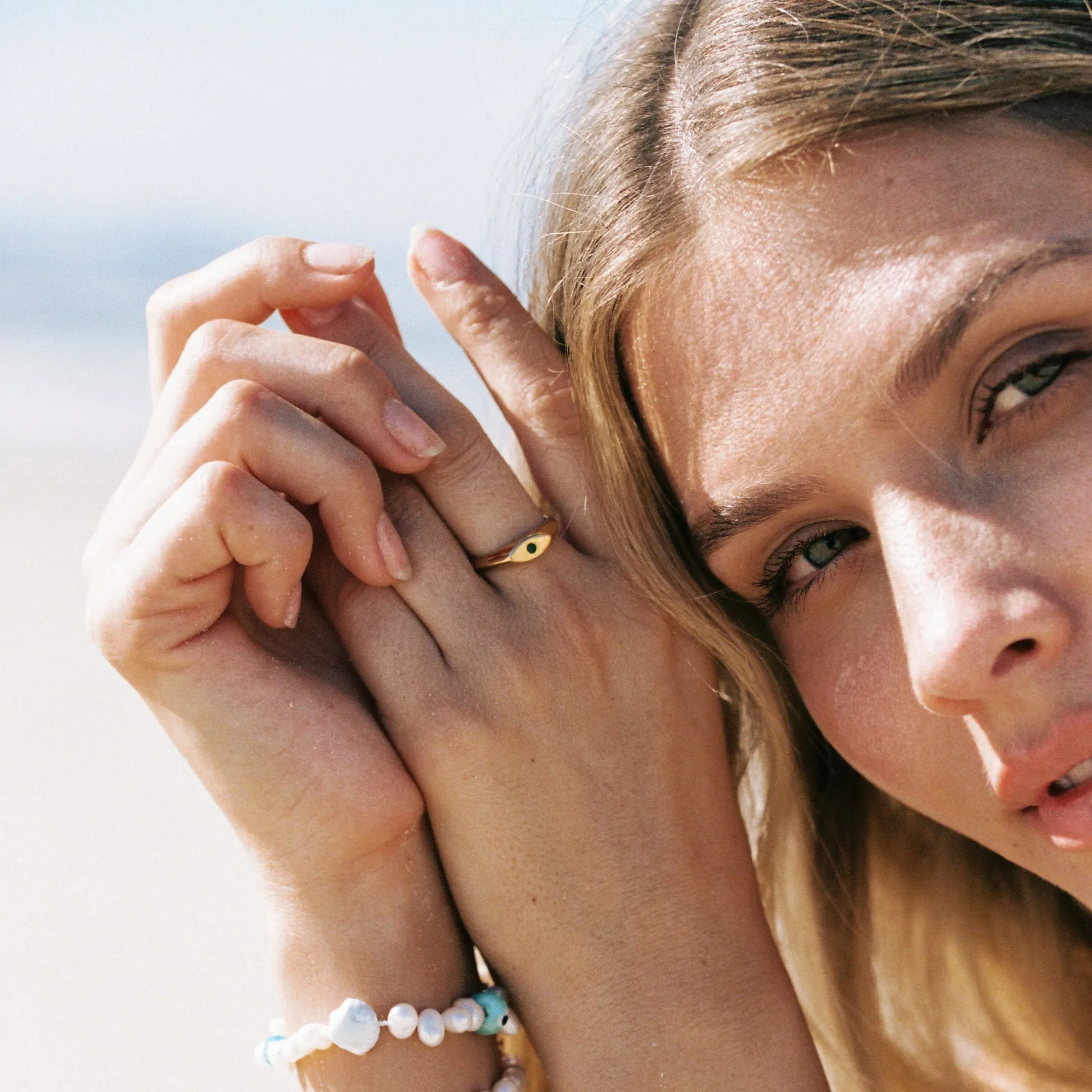 Memory Lane Sea Eye Ring