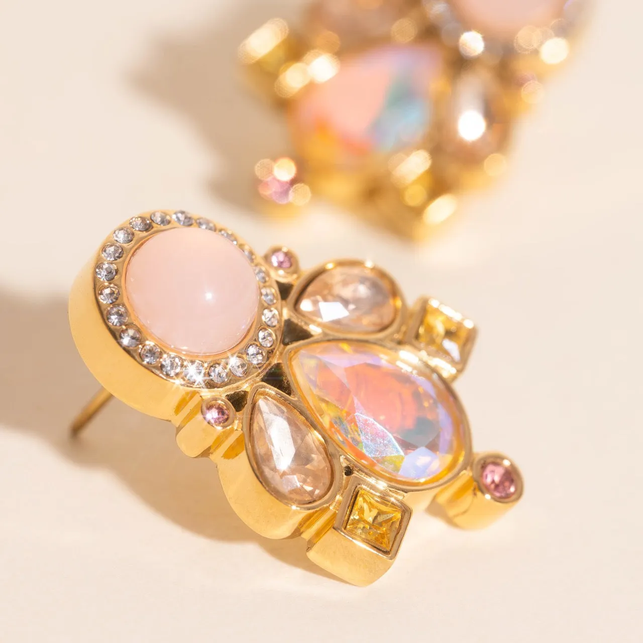 Sturdy Vibe Secret Garden Stud Earrings