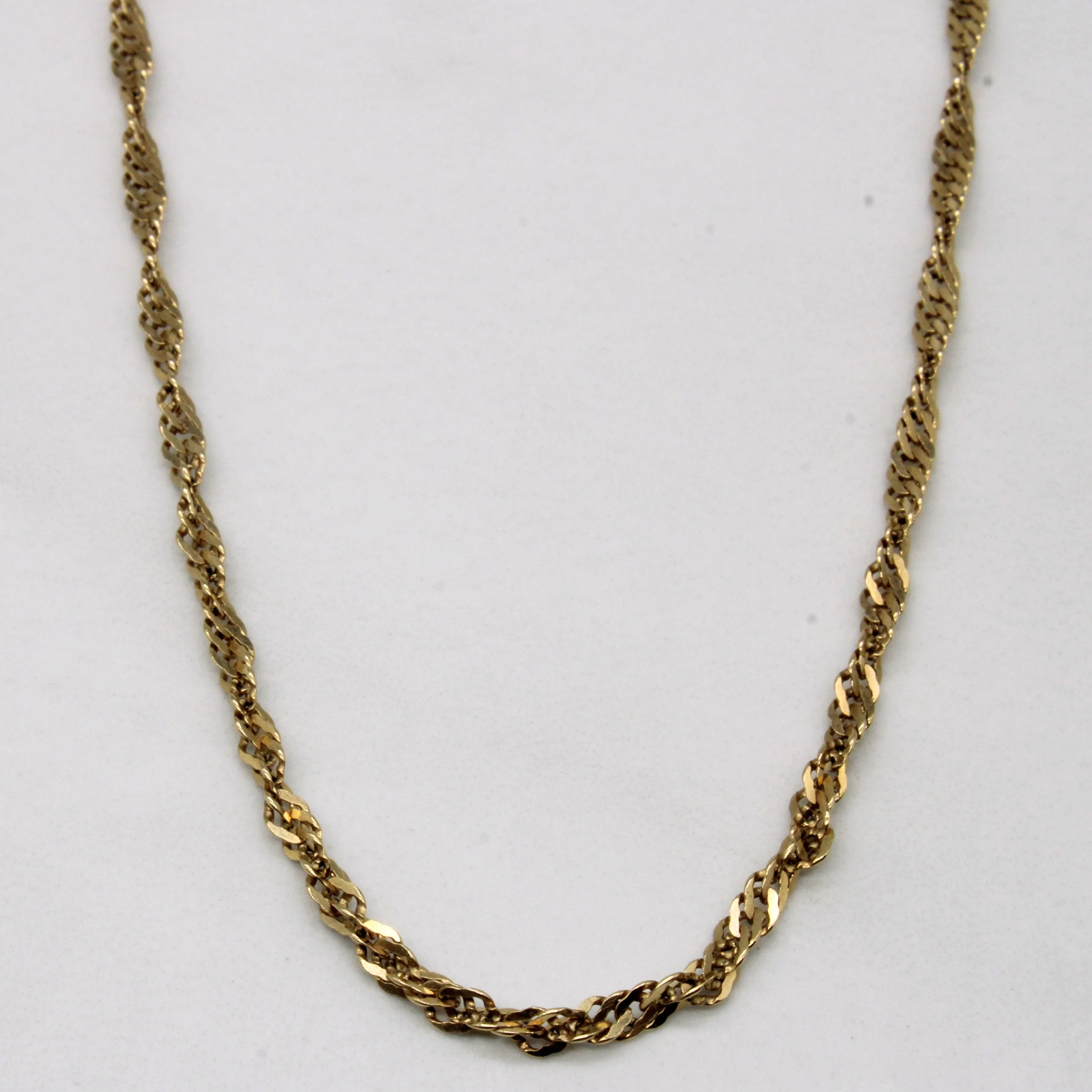 Soft Mood Daily Essential 10k Yellow Gold Rope Chain | 16" |