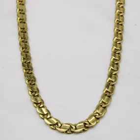 18k Yellow Gold Chain | 20" | Sculpted Sparkle Graceful Twist