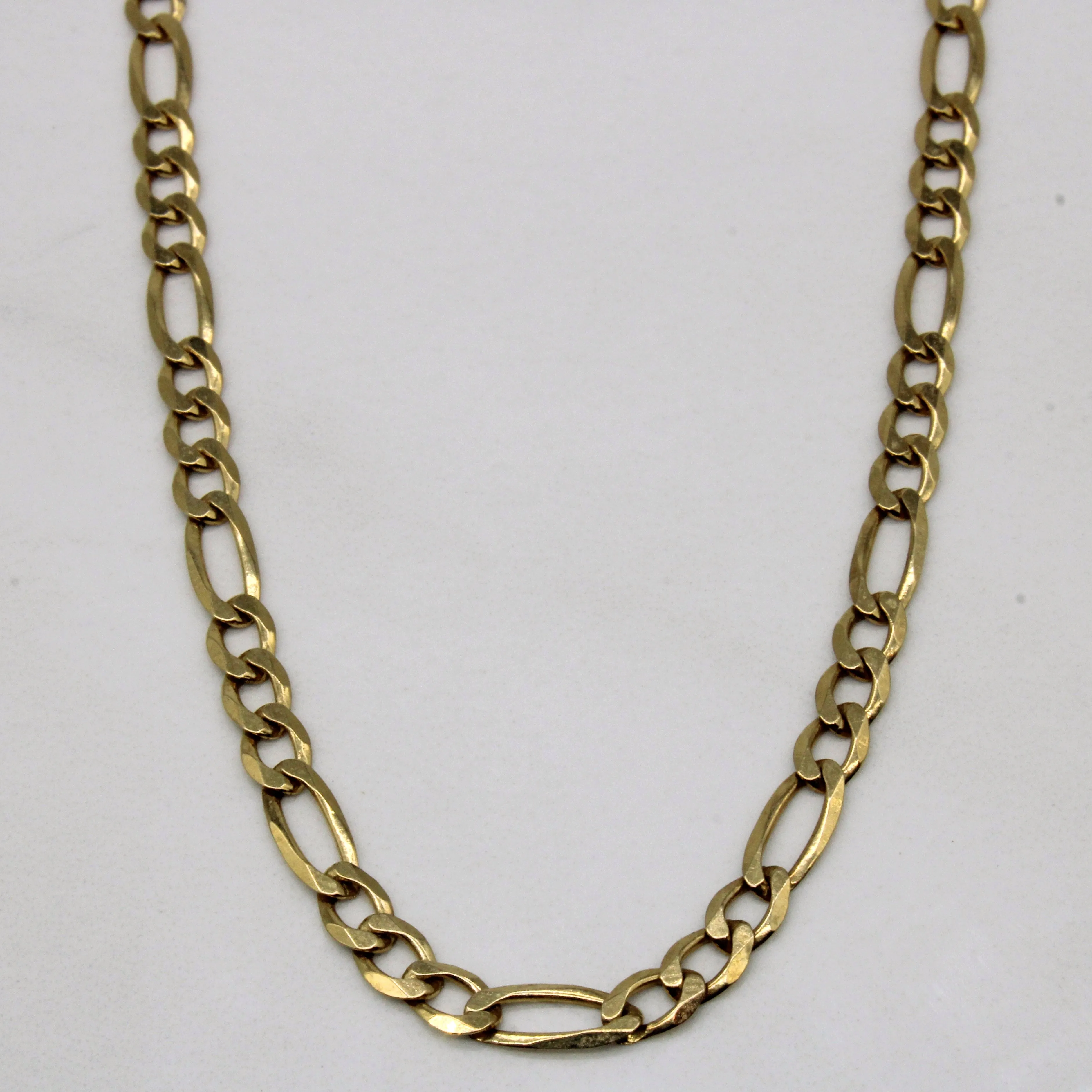 Glamorous Pieces 10k Yellow Gold Figaro Chain | 20" |