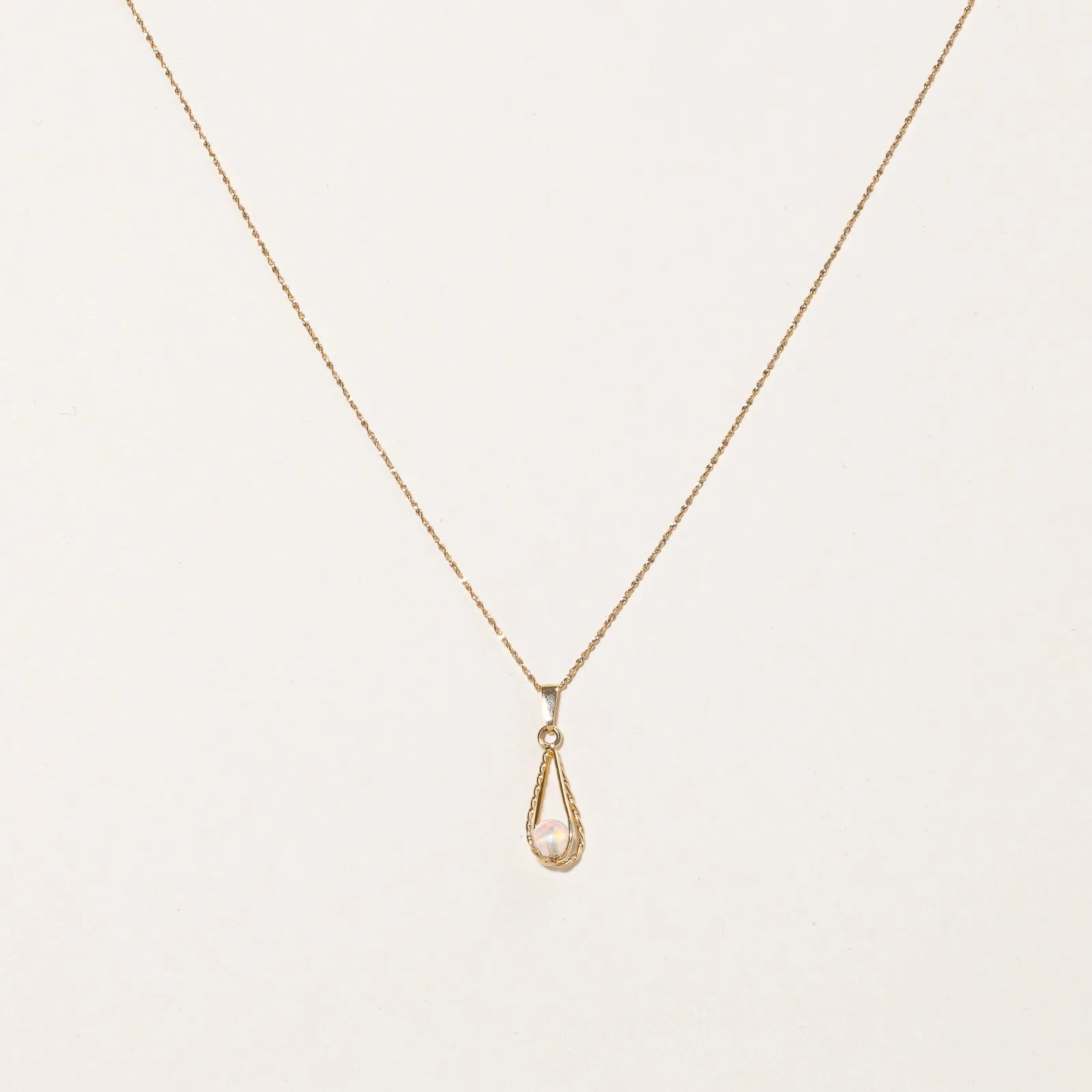 Simulant Opal Pendant & Necklace | 0.50ct | 18" | Urban Pop