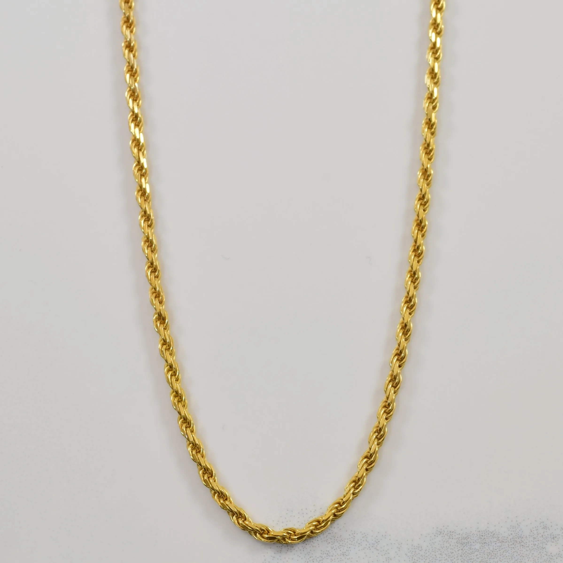 14k Yellow Gold Twisted Serpentine Chain | 18" | Statement Form Luxury Design Pieces