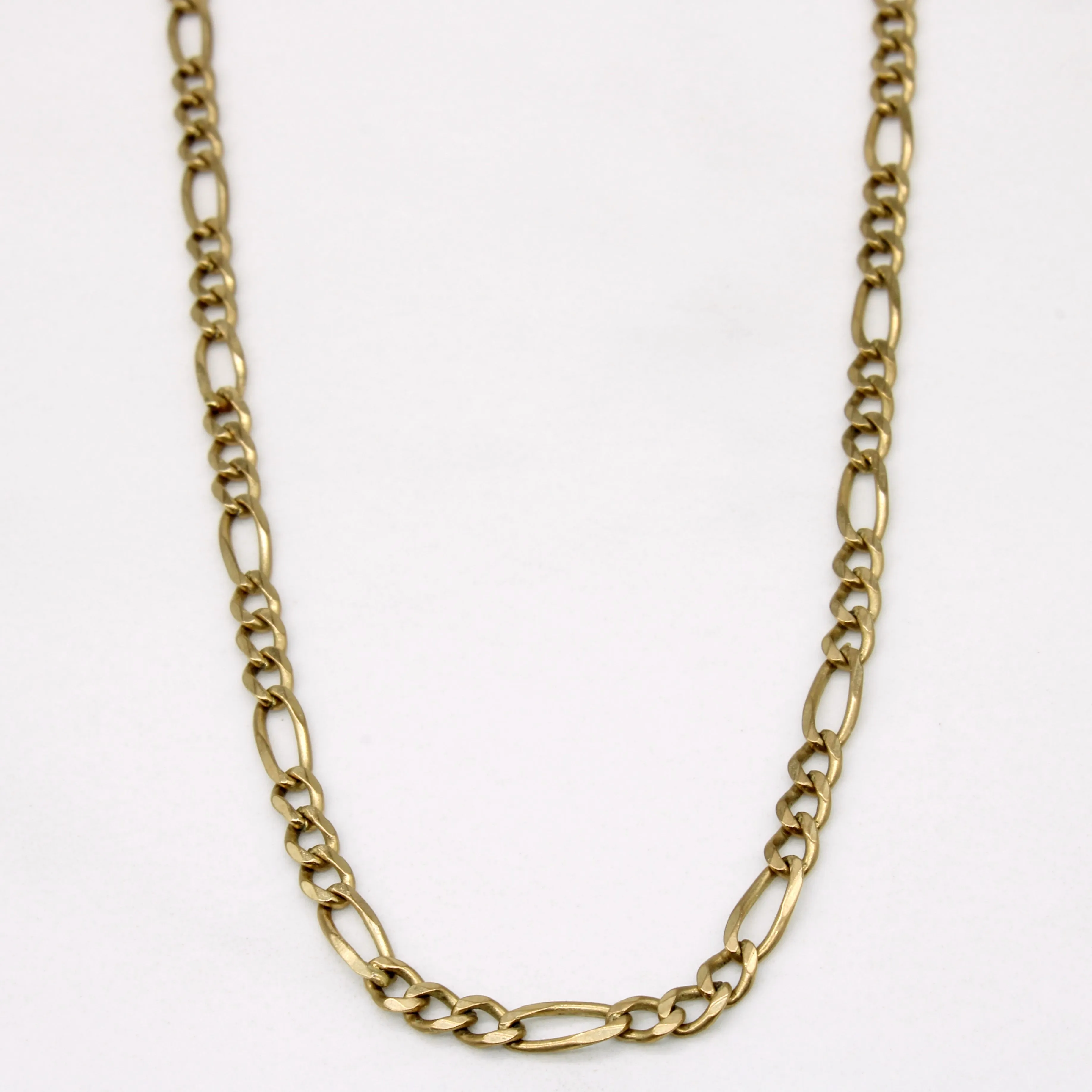 City Style 10k Yellow Gold Figarucci Chain | 23" |