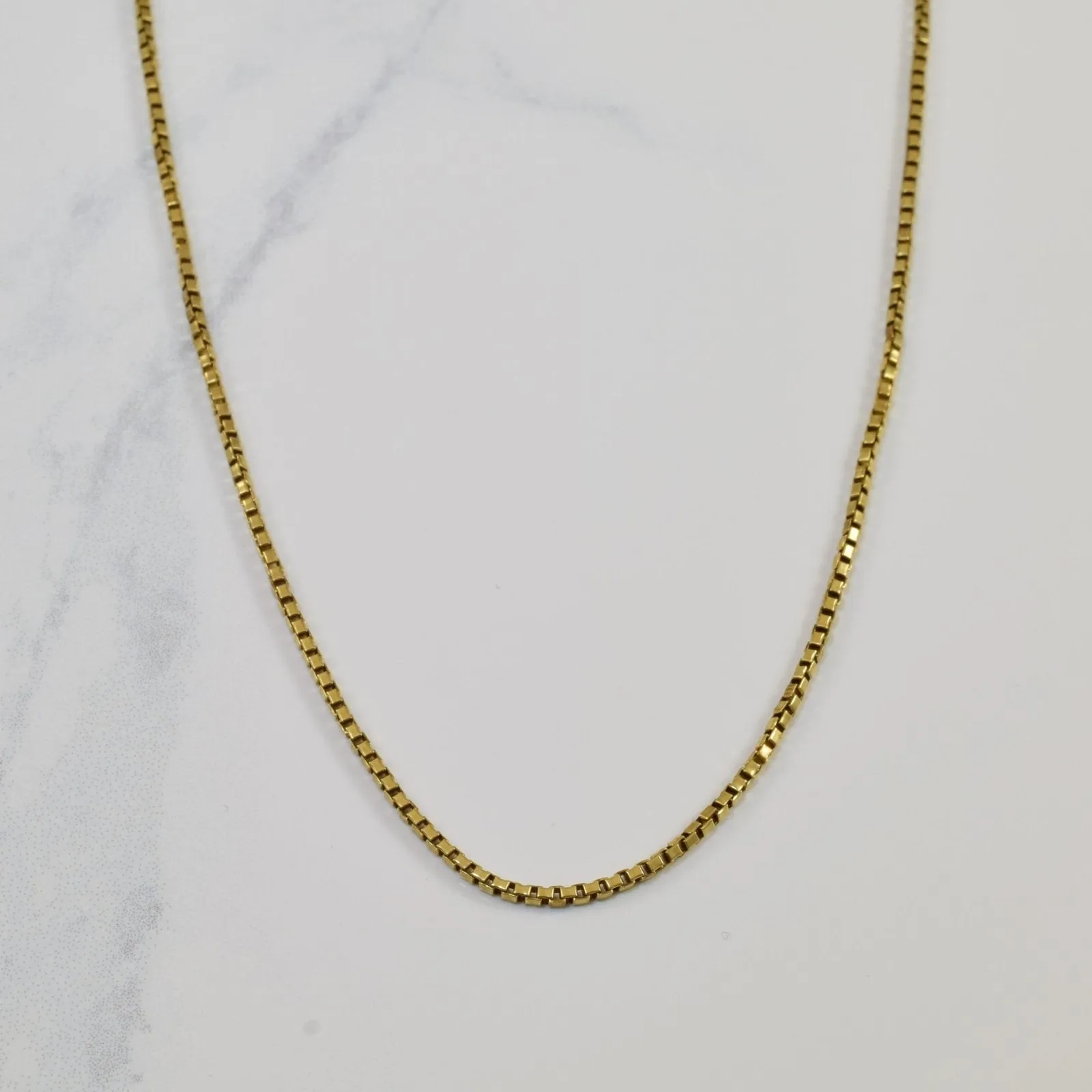 Everyday Pieces 10k Yellow Gold Box Chain | 21" |
