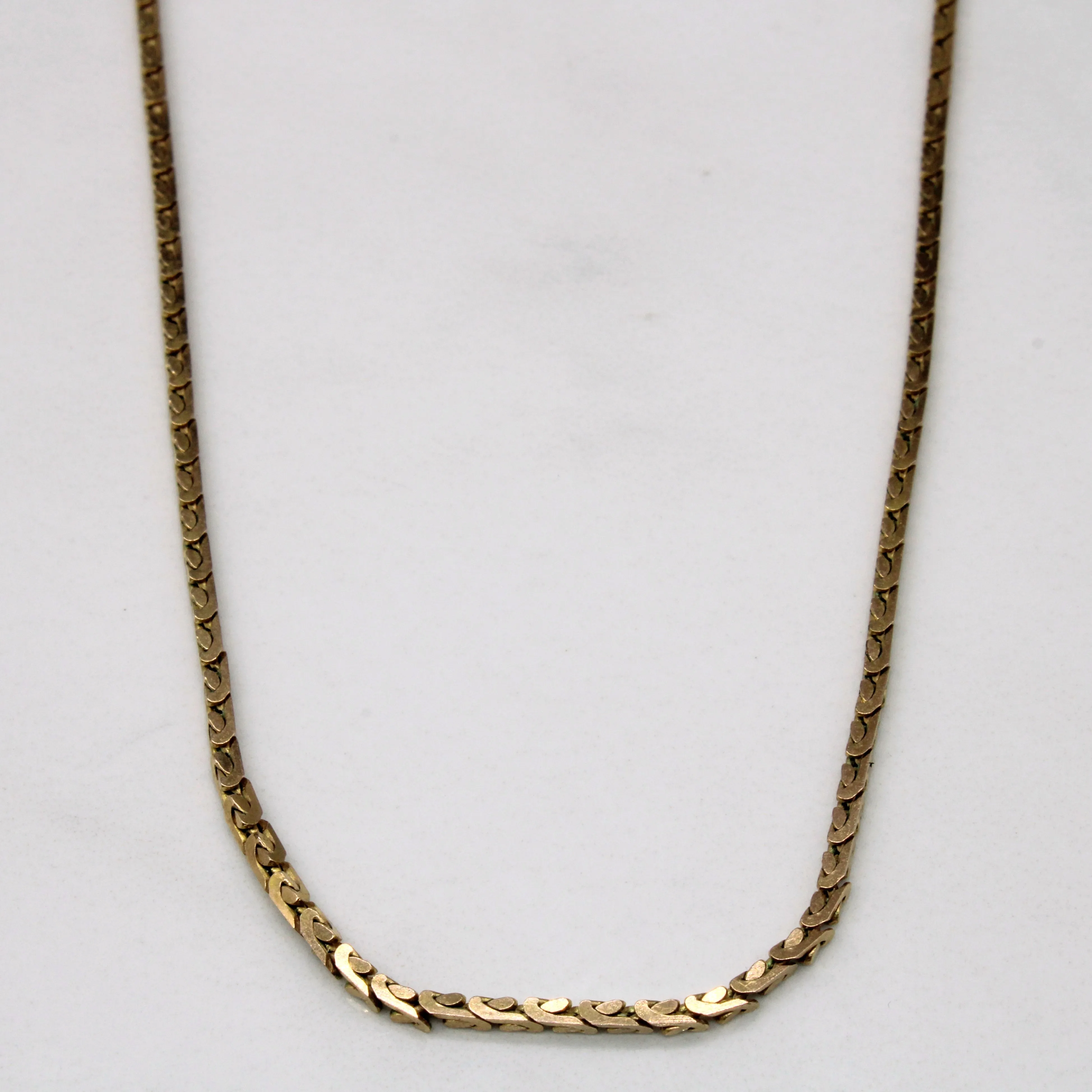 10k Yellow Gold Fancy Link Chain | 24" | Vacation Mood Radiant Sparkle