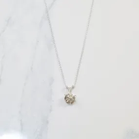 All Day Wear Layered Look Solitaire Diamond Necklace | 0.12ct | 16" |