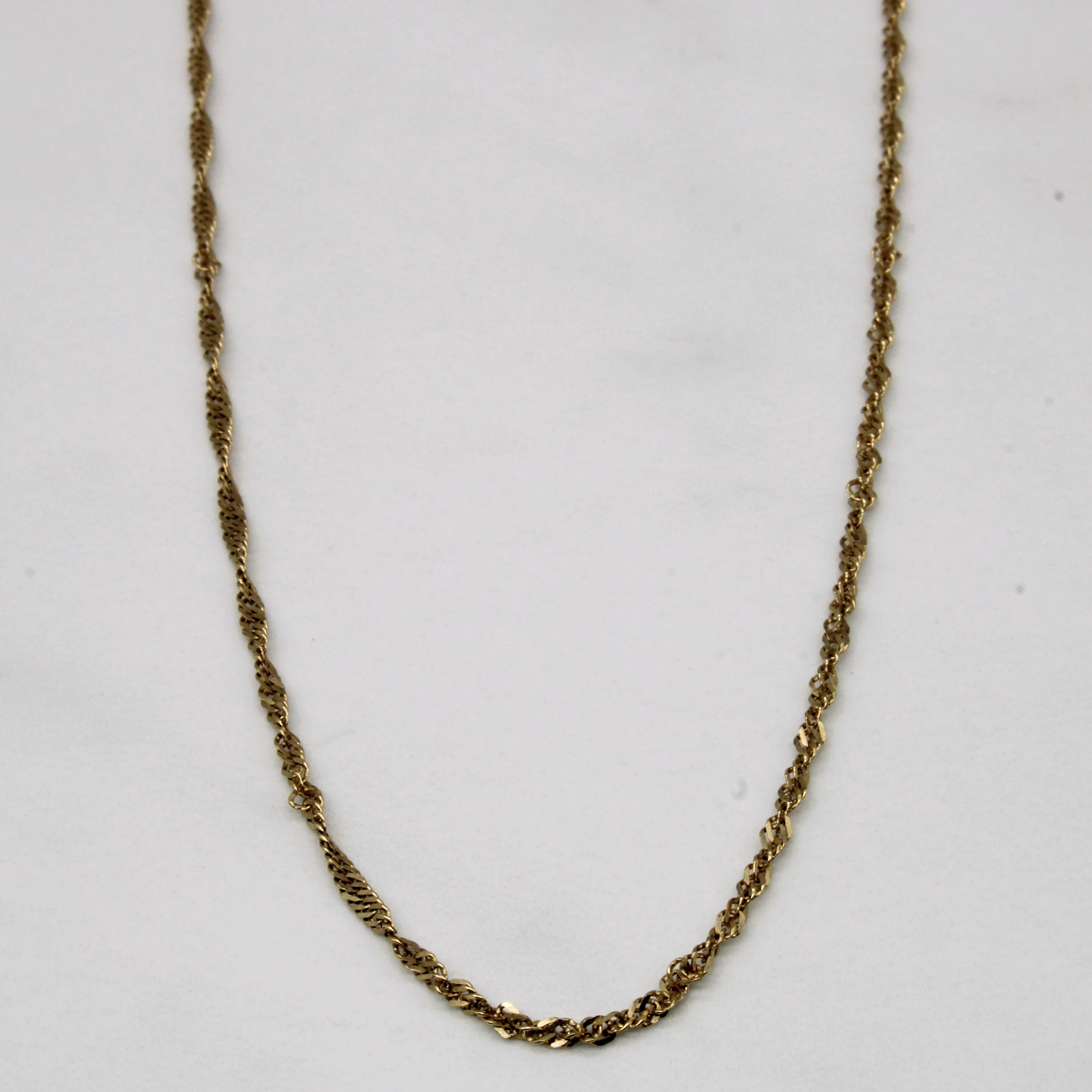 Feminine Edge Canadian 10k Yellow Gold Rope Chain | 16" |