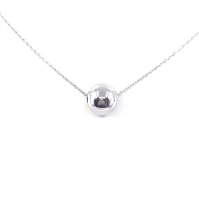 Sterling Silver Ball Necklace Polished Touch Urban Teen