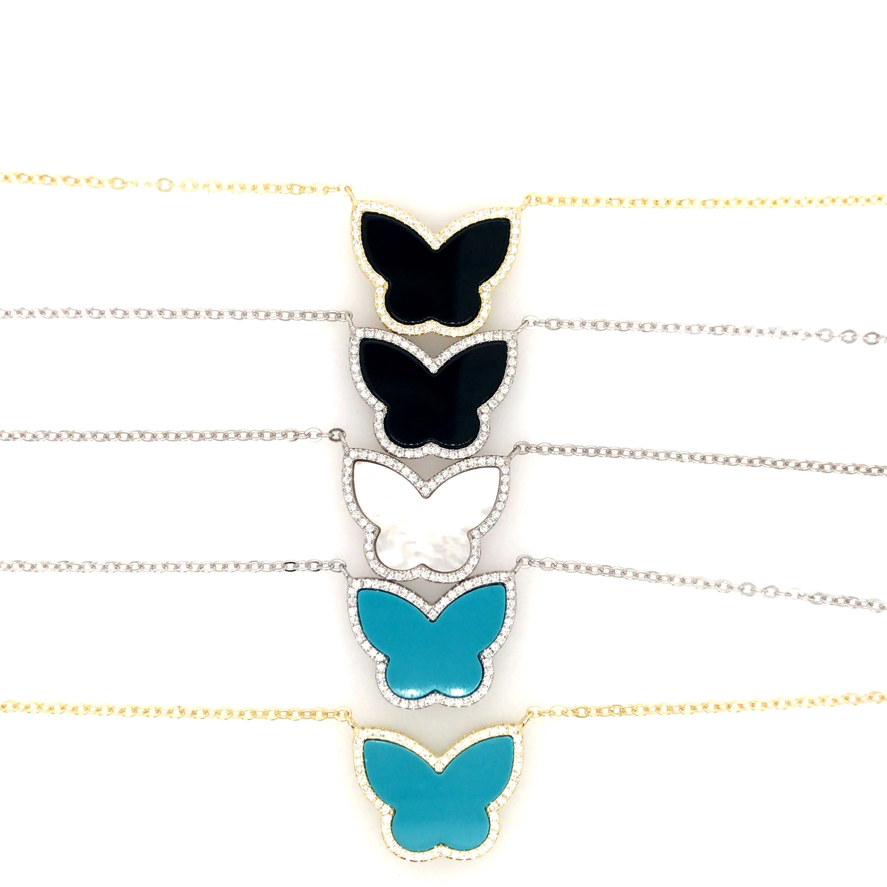 Sterling Silver Butterfly Necklace Urban Gift
