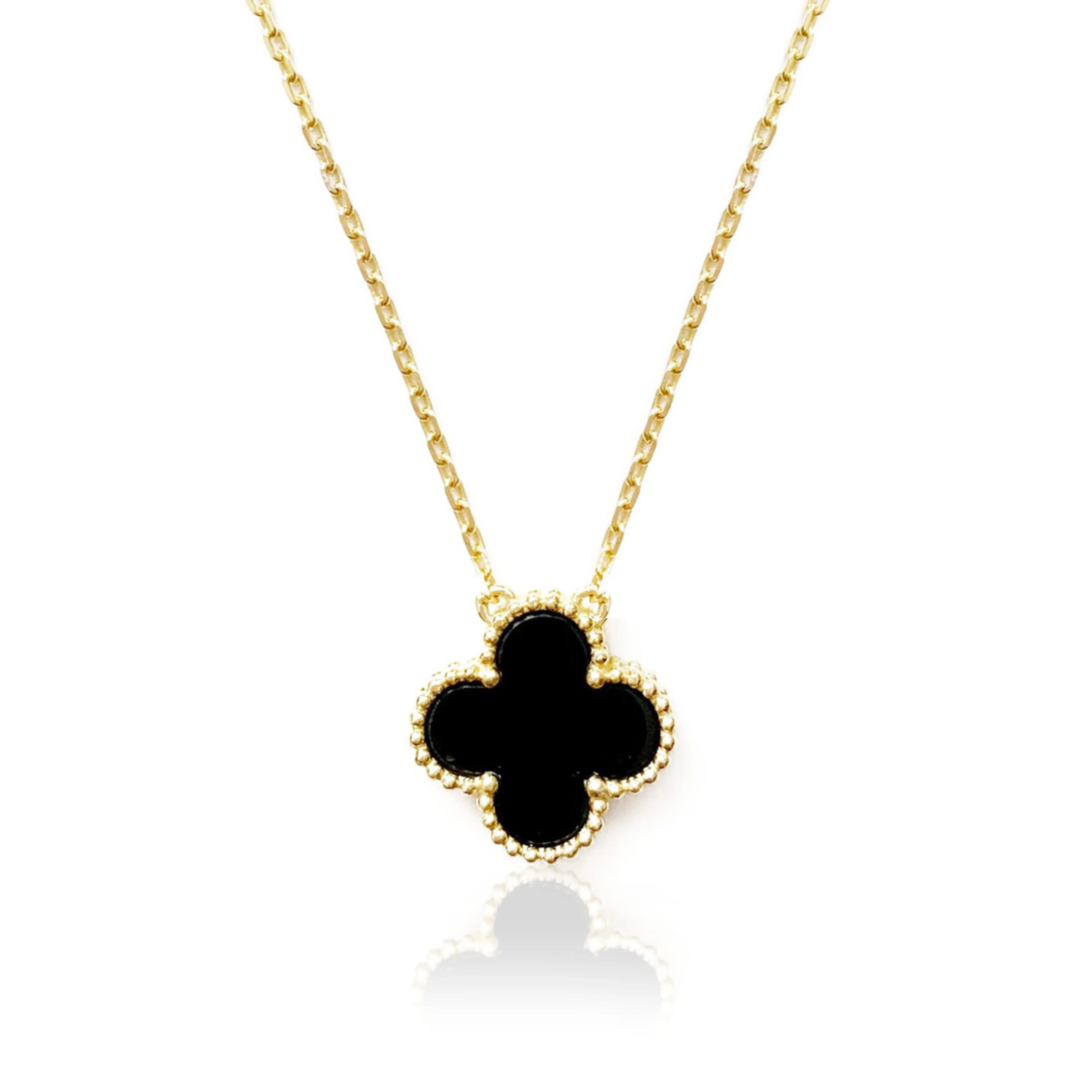 Splendid Gift Sterling Silver Clover Necklace