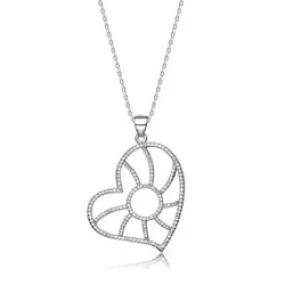 Everyday Essential Sterling Silver Heart Pendant Necklace