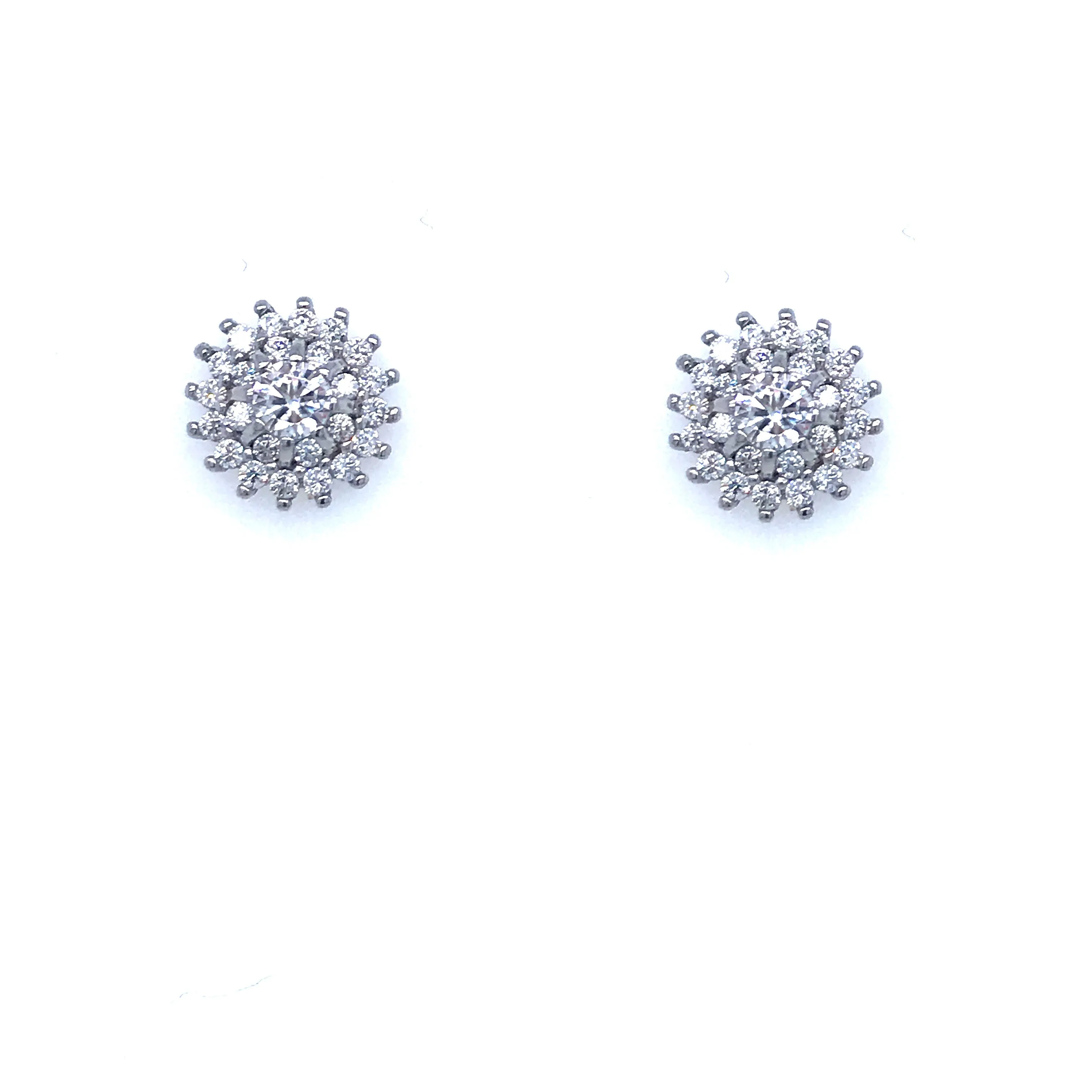 Sterling Silver Small Flower Stud Earrings Minimalist Option