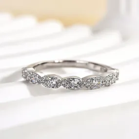 Bold Statement Special Celebration Louily Pear Shape Design Women's Wedding Band