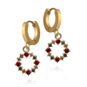 Daily Adornment Surgical Steel Circle Earrings