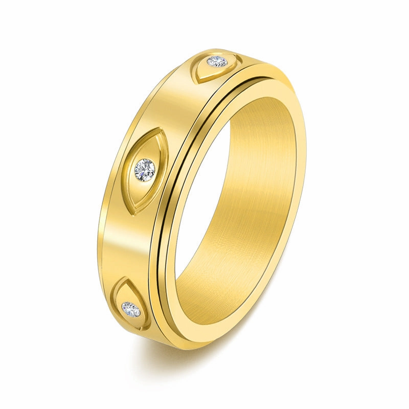 Glow Mode the Eye of God Tungsten Ring For Men