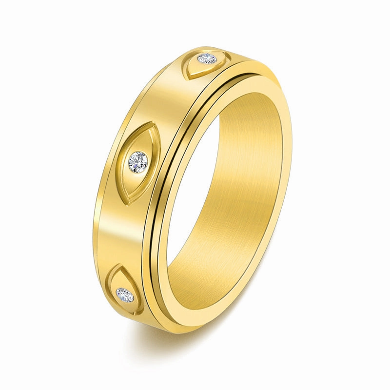 the Eye of God Tungsten Ring For Men Mood Accent Contemporary Touch