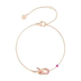 "Blossom Of Hope" Pink Ribbon Breast Cancer Awareness Bracelet Bold Design Fresh Highlight