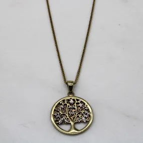 Tree of Life Necklace | 18" | Chic Accessory Brilliant Shine