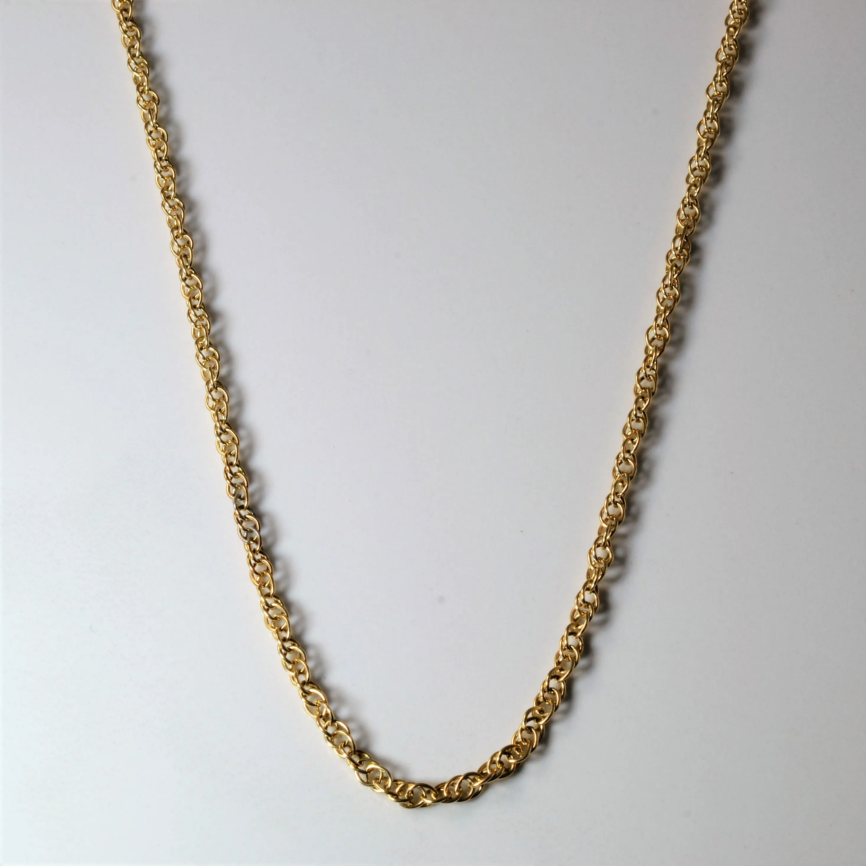 14k Yellow Gold Prince of Wales Chain | 22" | Signature Piece