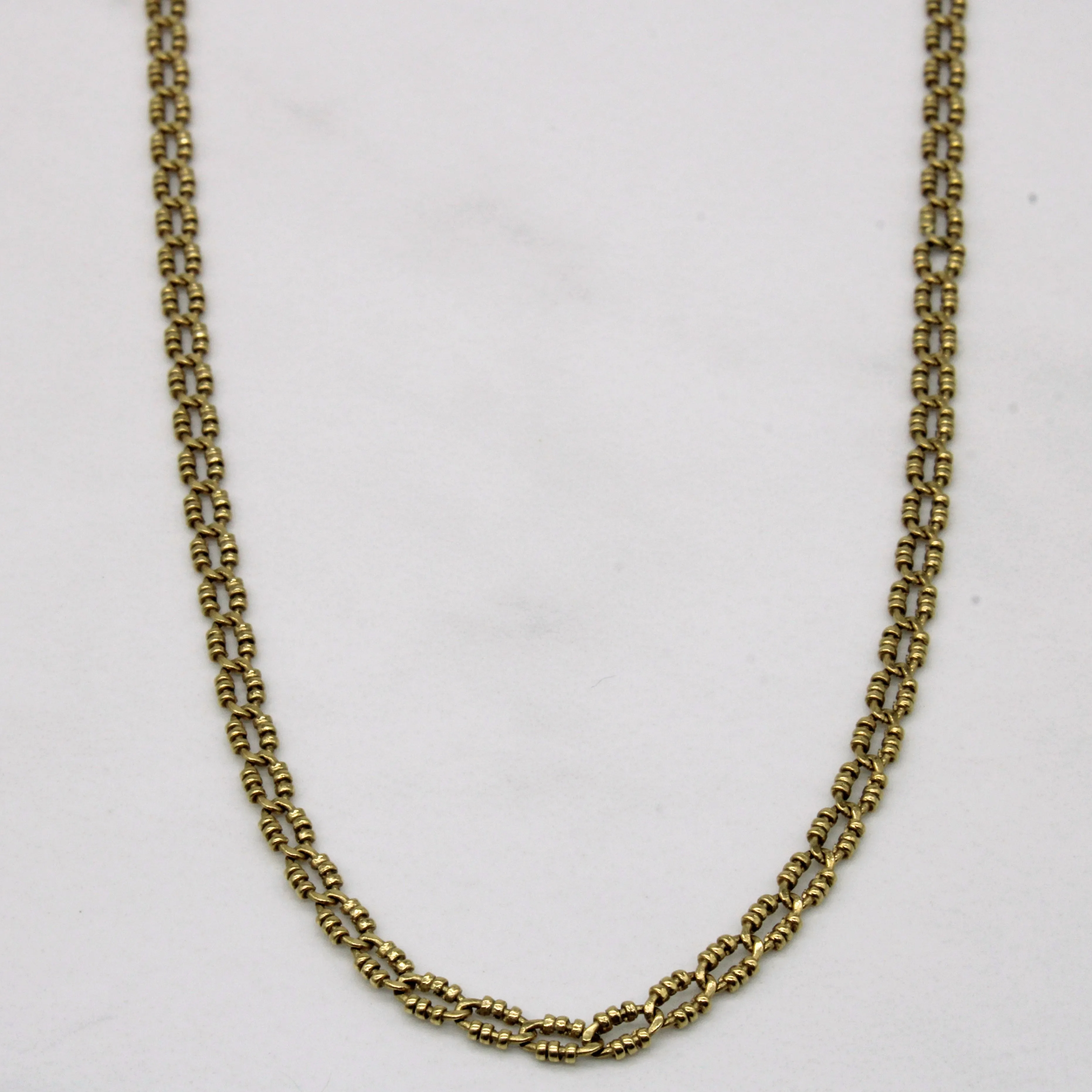 Dramatic Flare 18k Yellow Gold Chain | 24" |