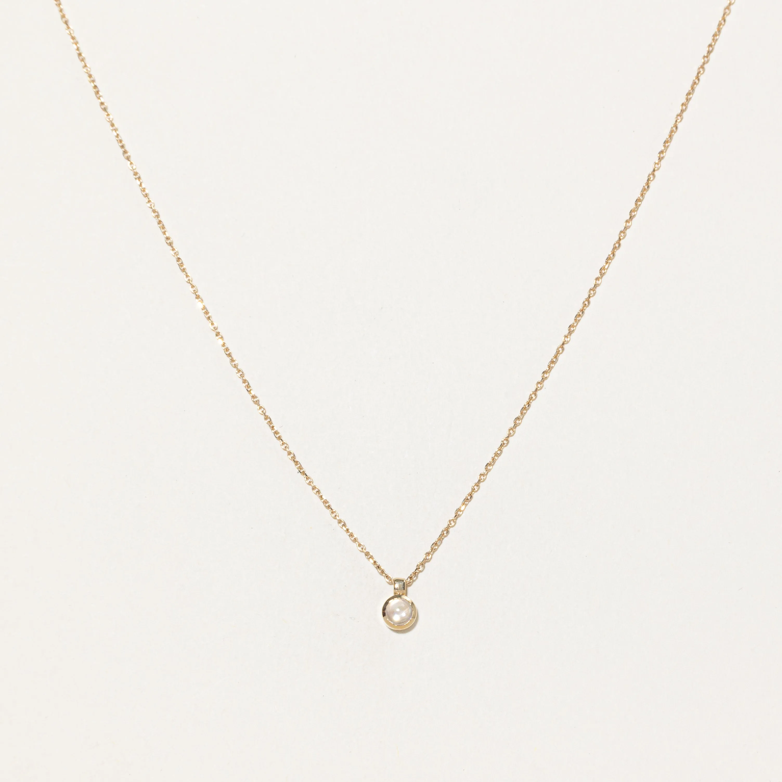 Classy Accent Elegant Flow '100 Ways' Moonstone Cabochon Necklace | 0.30ct |