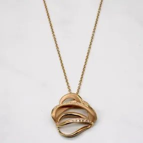 Diamond Pendant & Necklace | 0.27ctw | 18" | Luxury piece Romantic Spark