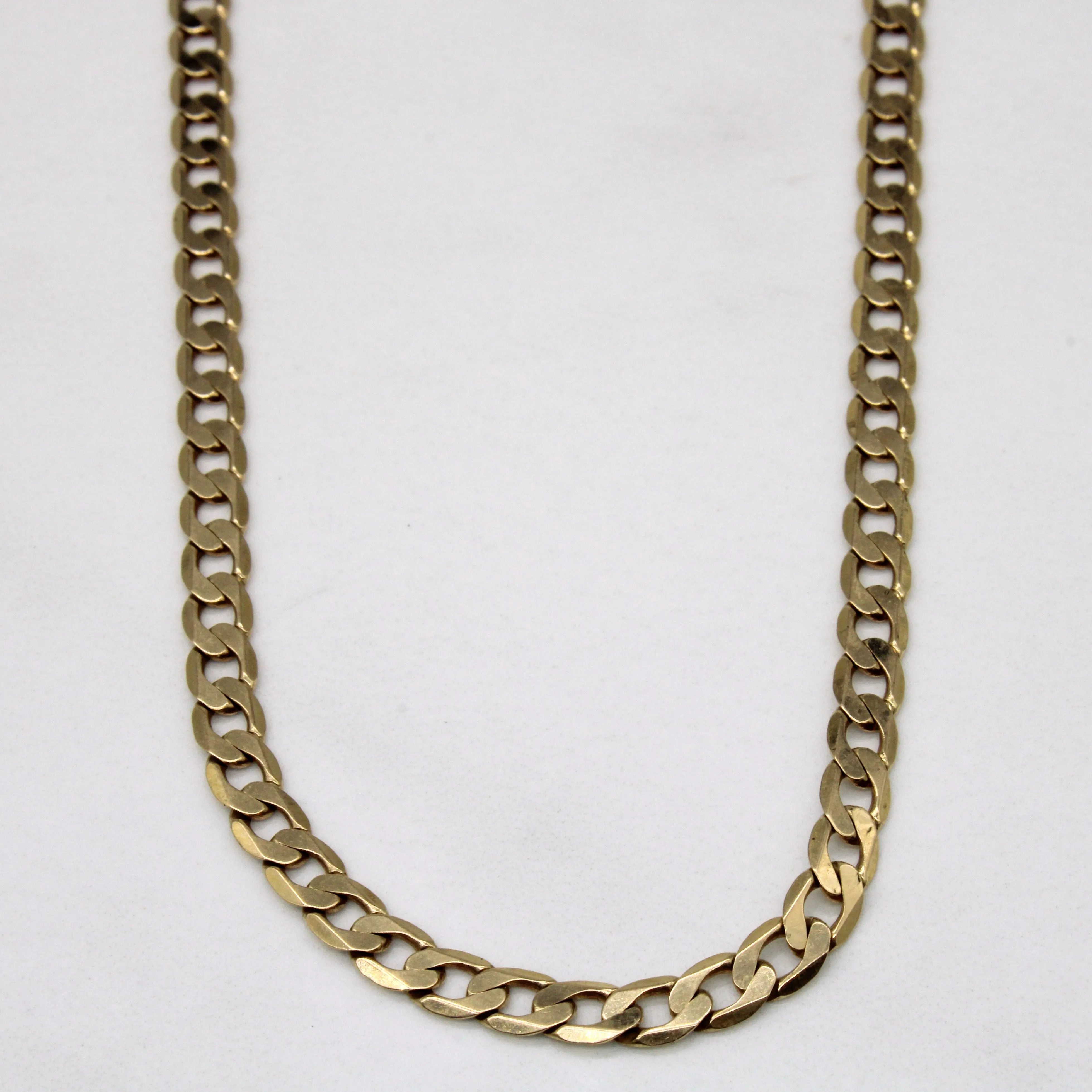 Soft Mood Urban Favorite 9k Yellow Gold Curb Link Chain | 20" |