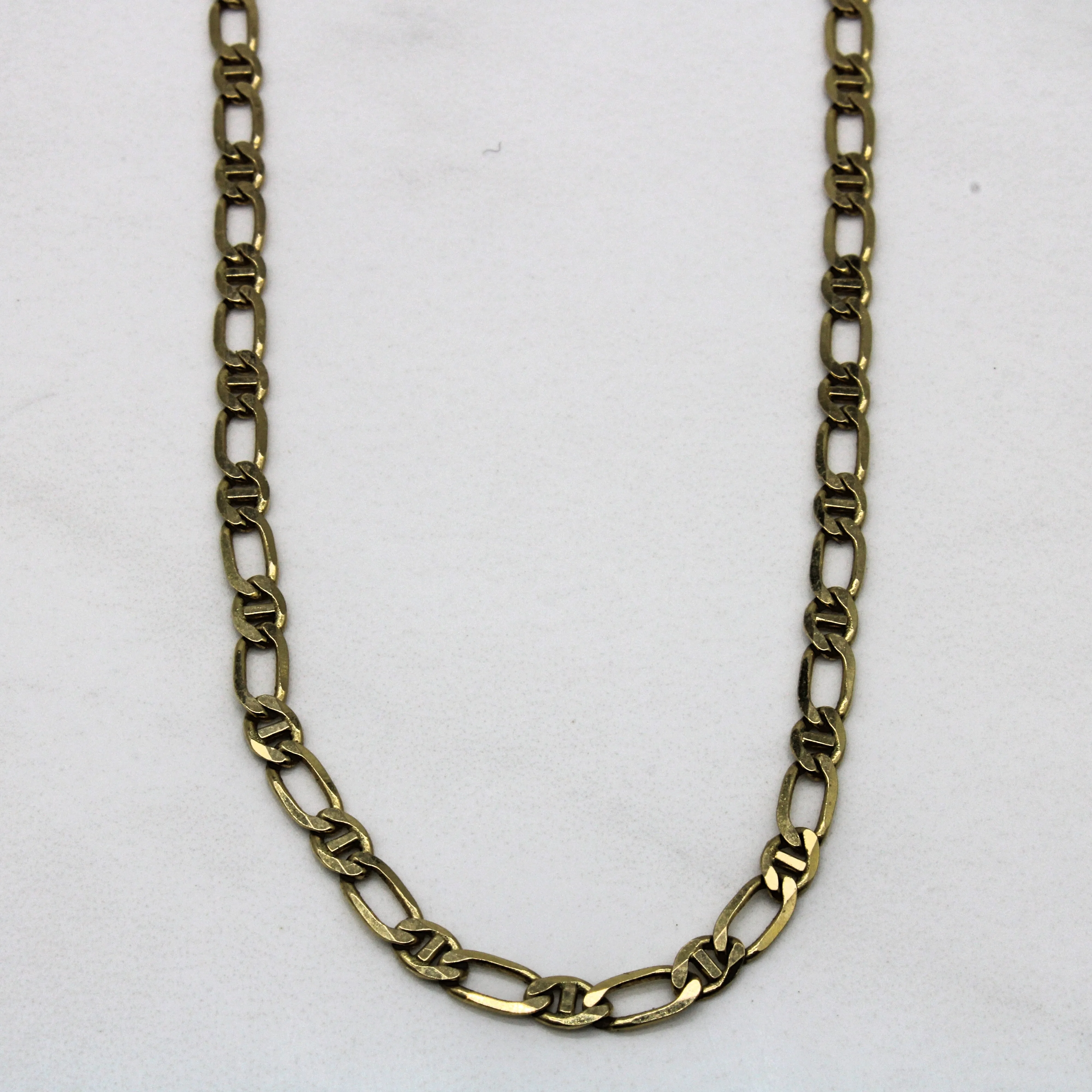 Modified Anchor Chain Necklace | 18" | Graceful Finish