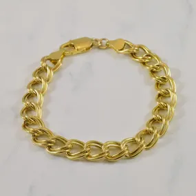 Signature Feature 14k Yellow Gold Parallel Chain Bracelet | 7" |