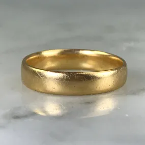 Vintage Gold Midi Band. 10K Yellow Gold. Size 4 US. Wedding Ring. Estate Fine Jewelry refined design Cool Accessory