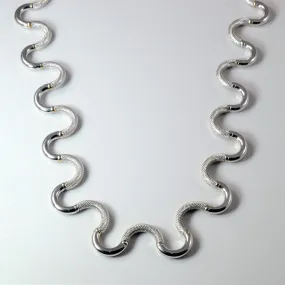 Wave Link Necklace | 17" | Cultural Touch
