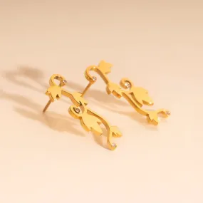 Vibrant Adornment Ivy Stud Earrings