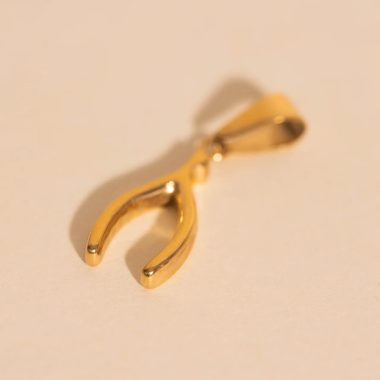 Vintage Jewelry Marvelous Piece Wishbone Necklace Charm