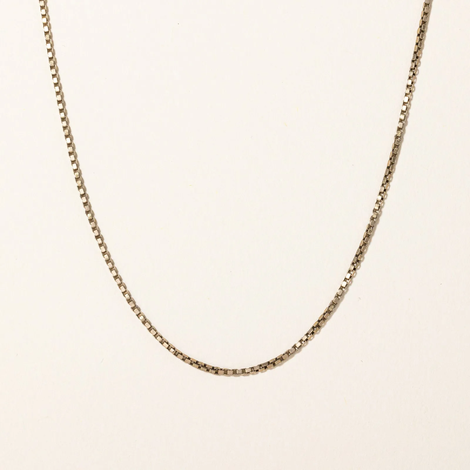 Glam Pairing Yellow Gold Box Link Chain | 21" |